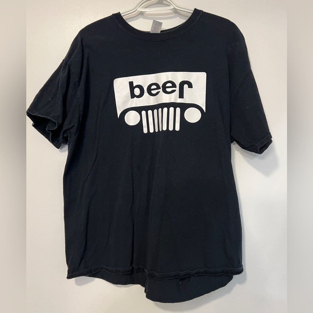Jeep/Beer shirt. Black XL great condition